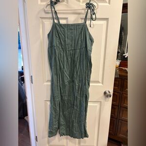 Old Navy Olive Green Maxi Dress